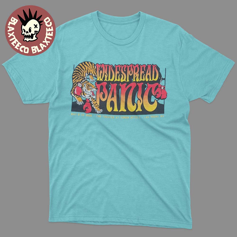 Widespread Panic Las Vegas NV 2026 Merch On May 8 9 - Adult & Kids T-Shirts, Sweatshirts & Hoodies apparel design preview 1