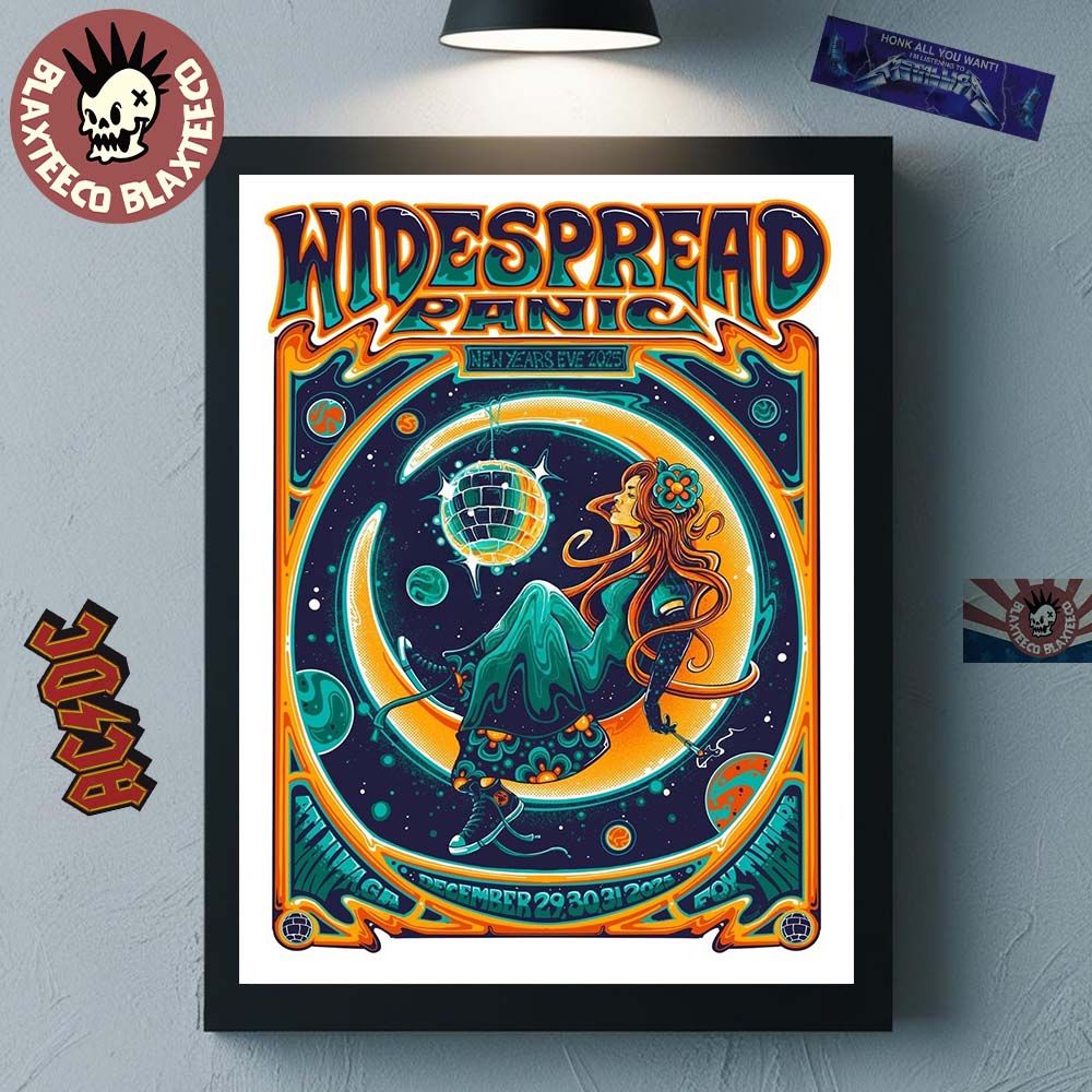 Widespread Panic New Years Eve 2025 Atlanta Georgia - Adult & Kids T-Shirts, Sweatshirts & Hoodies apparel design preview 1