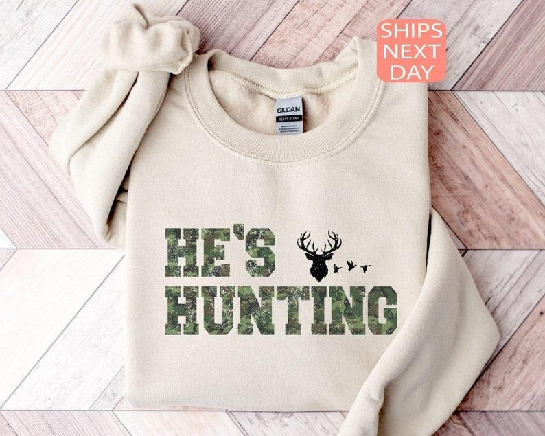 Wife Hunting Season He'S Lover Deer Hunters Hunter - Adult & Kids T-Shirts, Sweatshirts & Hoodies apparel design preview 1