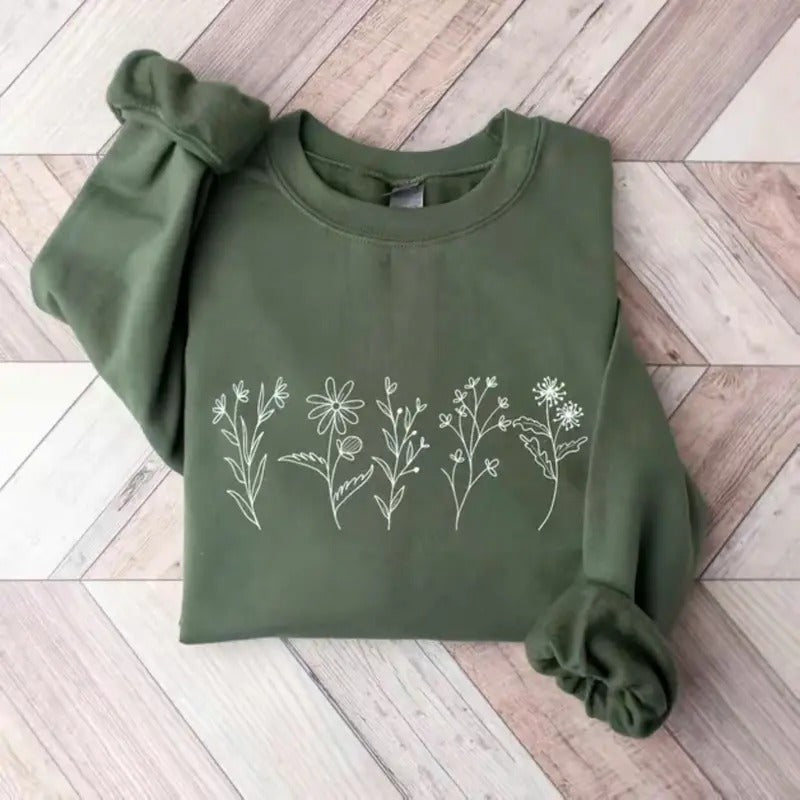 Wildflowers Flower Floral Lover Flowers Winter - Adult & Kids T-Shirts, Sweatshirts & Hoodies apparel design preview 1