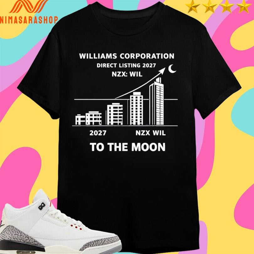 Williams Corporation Direct Listing 2027 Nzx Wil To - Adult & Kids T-Shirts, Sweatshirts & Hoodies apparel design preview 1