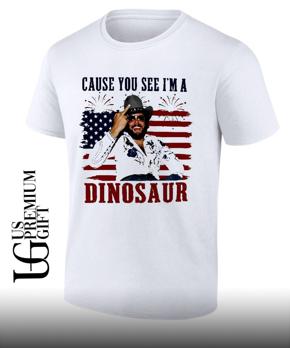 Williams Jr Cause You See I'm A Dinosaur 4th of July - Adult & Kids T-Shirts, Sweatshirts & Hoodies apparel design preview 1