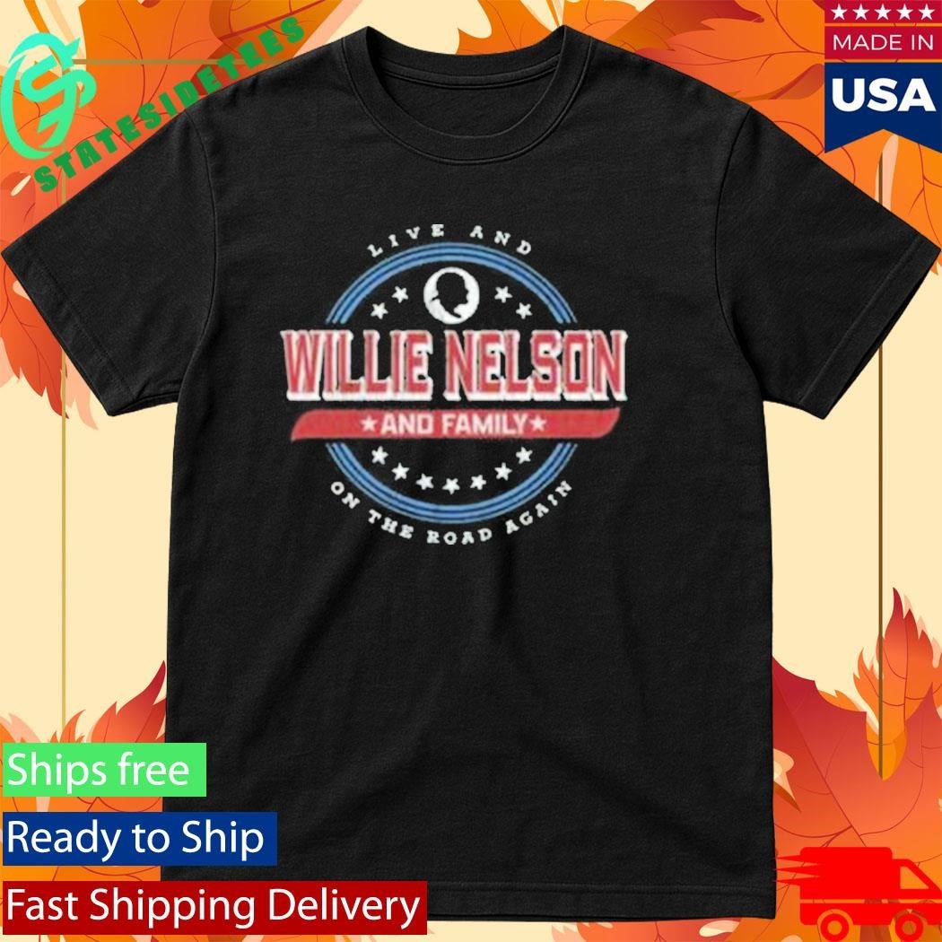 Willie And Family On The Road Again - Adult & Kids T-Shirts, Sweatshirts & Hoodies apparel design preview 1