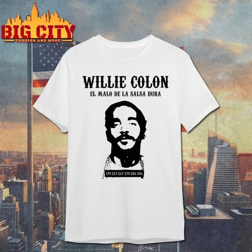 Willie Colon El Malo De La Salsa Dura - Adult & Kids T-Shirts, Sweatshirts & Hoodies apparel design preview 1