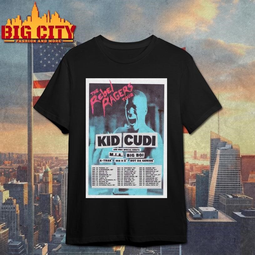 Willis The Rebel Ragers 2026 Tour Poster - Adult & Kids T-Shirts, Sweatshirts & Hoodies apparel design preview 1
