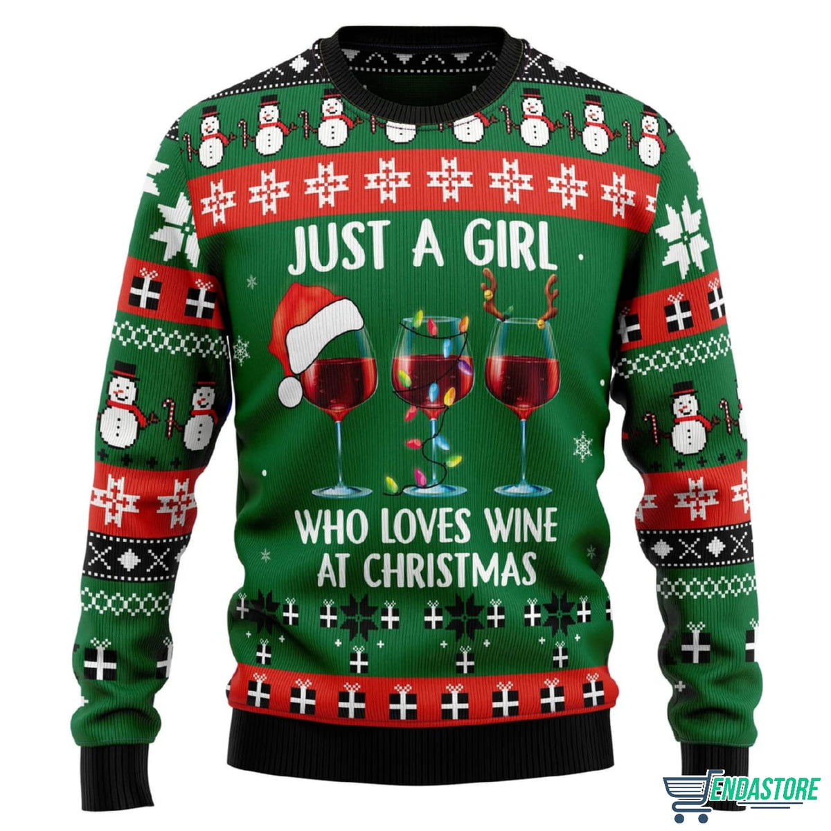 Wine Xmas 3D Ugly Christmas Sweater - Holiday Gift product image