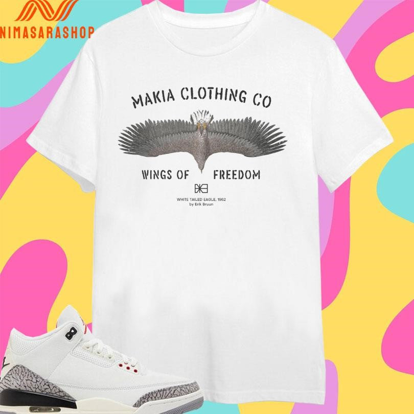 Wings Makia Clothing Co Of Freedom White Tailed Eagle - Adult & Kids T-Shirts, Sweatshirts & Hoodies apparel design preview 1