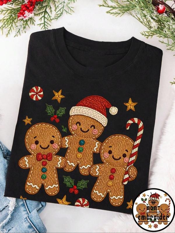 Winter Essential Gingerbread Man Print Comfortable - Adult & Kids T-Shirts, Sweatshirts & Hoodies apparel design preview 1