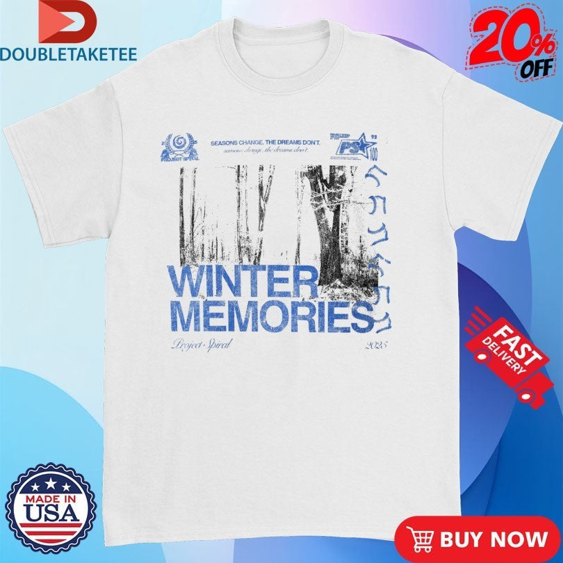 Winter Memories Seasons Change The Dreams Don't - Adult & Kids T-Shirts, Sweatshirts & Hoodies apparel design preview 1