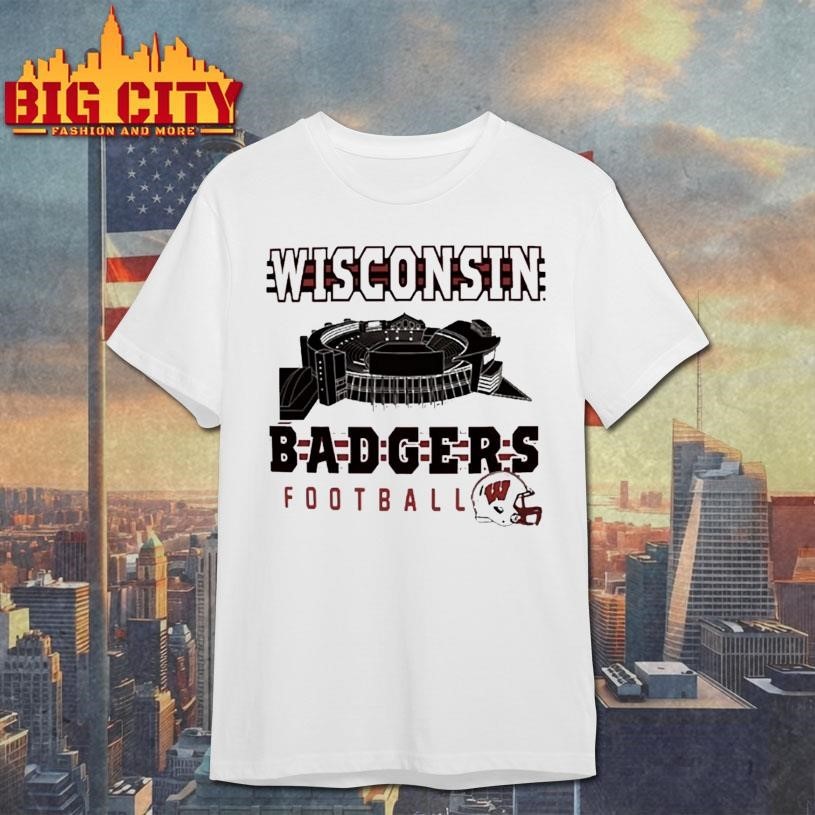 Wisconsin Badgers Camp Randall Stadium Helmet - Adult & Kids T-Shirts, Sweatshirts & Hoodies apparel design preview 1