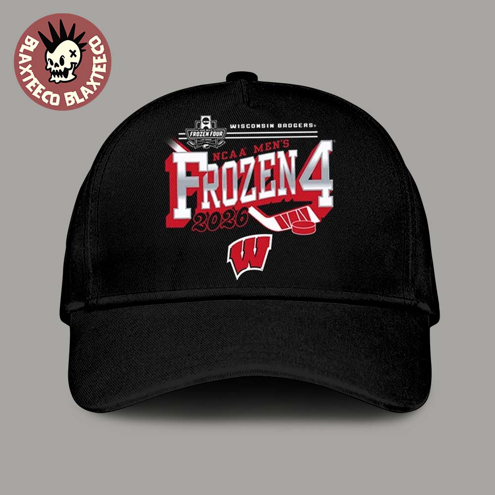 Wisconsin Badgers Men's Hockey 2026 NCAA Frozen Four - Adult & Kids T-Shirts, Sweatshirts & Hoodies apparel design preview 1