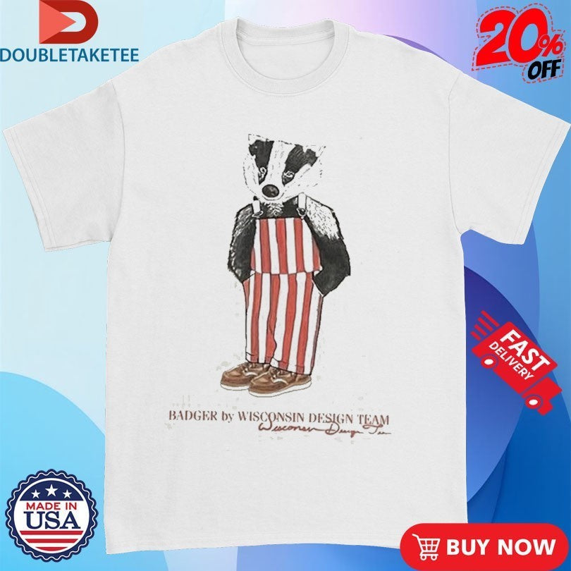Wisconsin Badgers Team Bear Mascot - Adult & Kids T-Shirts, Sweatshirts & Hoodies apparel design preview 1