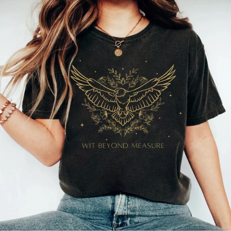 Wit Beyond Measure Eagle Wizard House School Magic - Adult & Kids T-Shirts, Sweatshirts & Hoodies apparel design preview 1