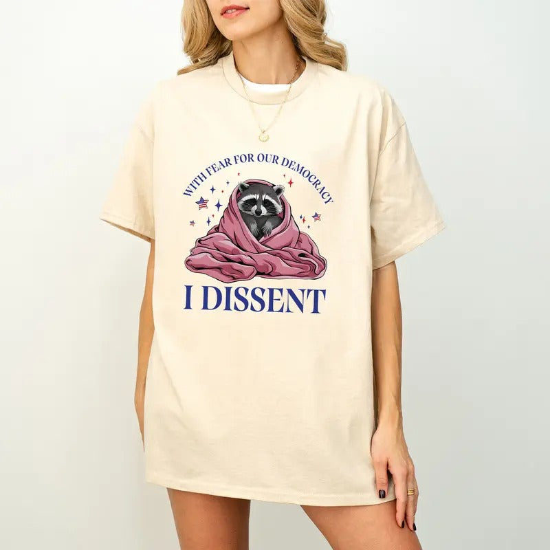 Fear Our Democracy I Dissent Justice Activist - Adult & Kids T-Shirts, Sweatshirts & Hoodies apparel design preview 1