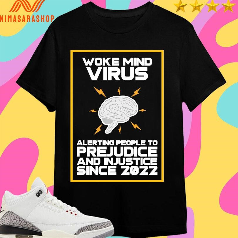 Woke Mind Virus Alerting People To Prejudice And - Adult & Kids T-Shirts, Sweatshirts & Hoodies apparel design preview 1