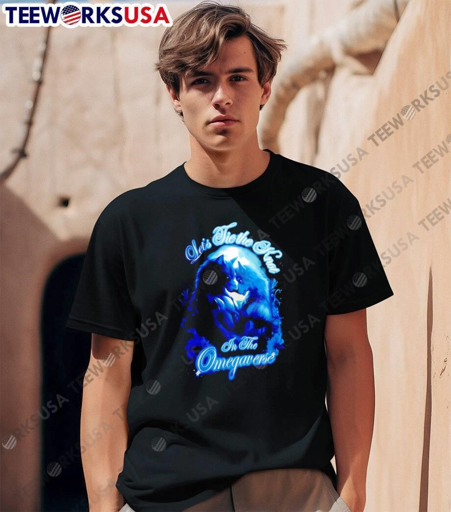 Wolf Couple Moon Let's Tie the Knot in Omegaverse - Adult & Kids T-Shirts, Sweatshirts & Hoodies apparel design preview 1