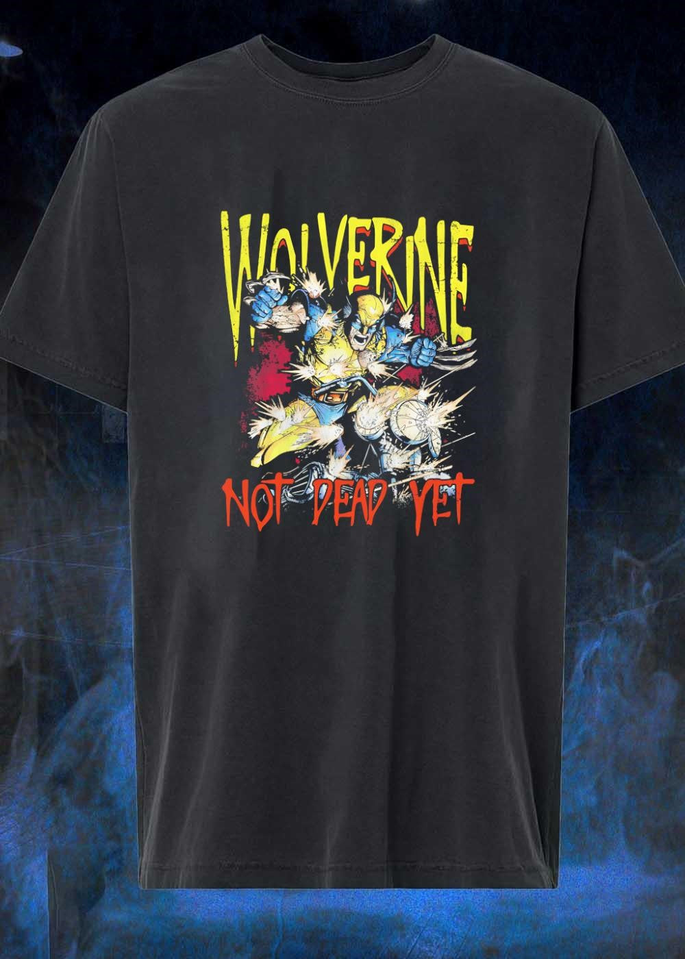 Wolverine Not Dead Yet Comic Art - Adult & Kids T-Shirts, Sweatshirts & Hoodies apparel design preview 1
