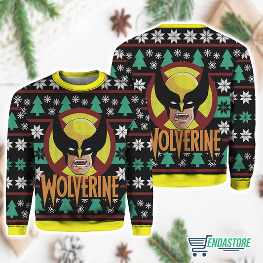 Wolverine 3D Ugly Christmas Sweater - Holiday Gift product image 2