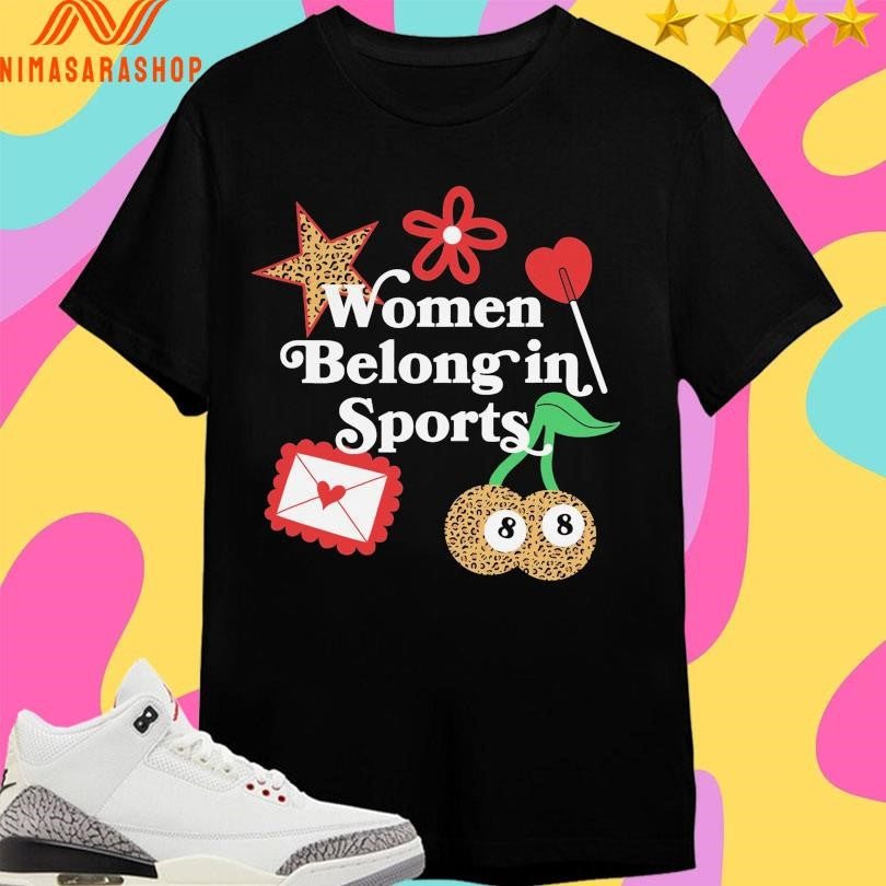 Women Belong In Sports 26 - Adult & Kids T-Shirts, Sweatshirts & Hoodies apparel design preview 1