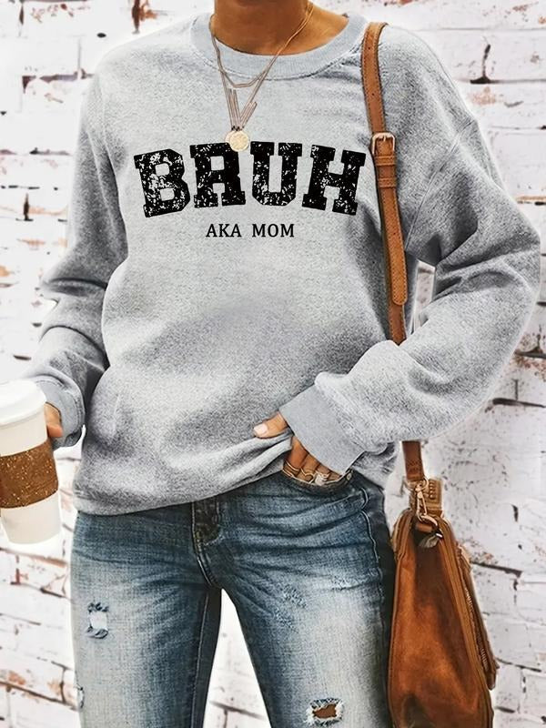 Casual Bruh Aka Mom Pattern Soft Round Neck Washable - Adult & Kids T-Shirts, Sweatshirts & Hoodies apparel design preview 1