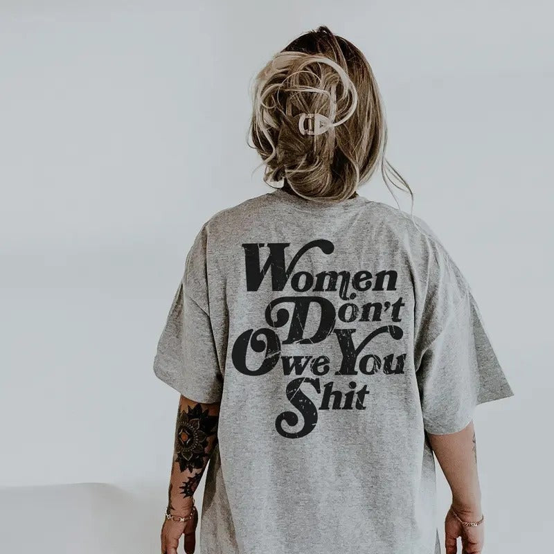 Don'T Owe You Sh! Rights Pro Choice Feminist Roe V - Adult & Kids T-Shirts, Sweatshirts & Hoodies apparel design preview 1