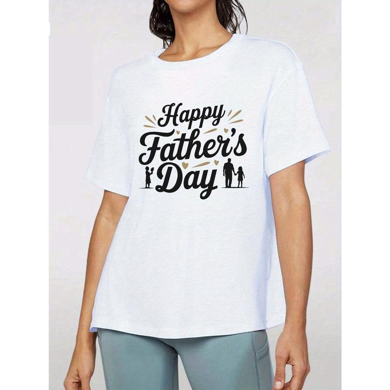 "Happy Casual Short Sleeve Family Silhouette White - Adult & Kids T-Shirts, Sweatshirts & Hoodies apparel design preview 1