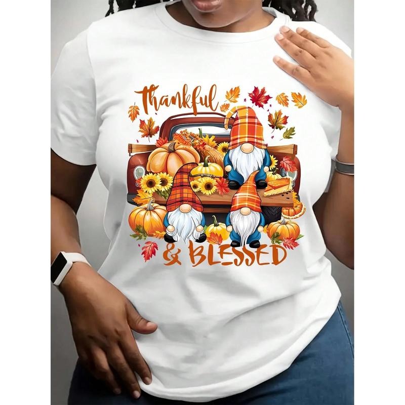 Thanksgiving Pumpkins Turkey Casual Short Sleeve - Adult & Kids T-Shirts, Sweatshirts & Hoodies apparel design preview 1