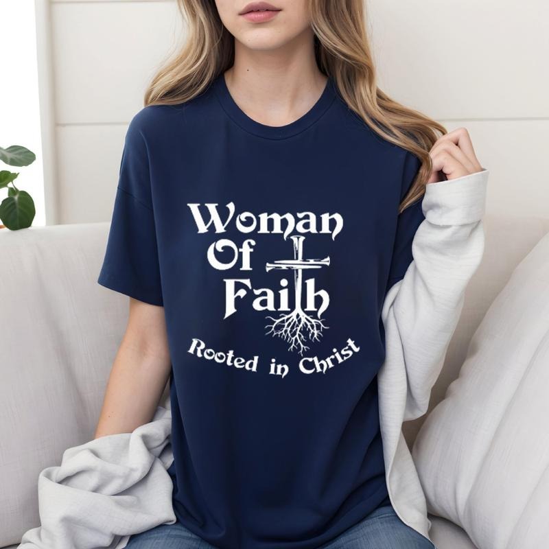 Faith Rooted Christ Casual Crew Neck Short Sleeve - Adult & Kids T-Shirts, Sweatshirts & Hoodies apparel design preview 1