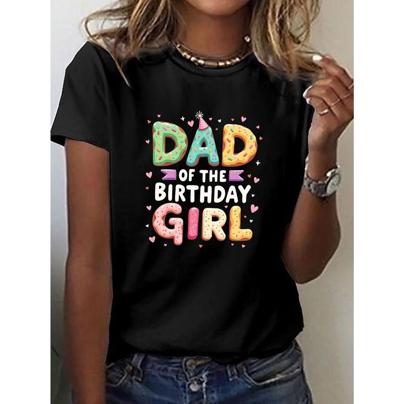 "Dad Colorful Confetti Hearts Print Short Sleeve Crew - Adult & Kids T-Shirts, Sweatshirts & Hoodies apparel design preview 1