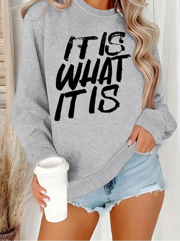 WHAT Print Crew Neck Casual Fall Winter Clothes Daily - Adult & Kids T-Shirts, Sweatshirts & Hoodies apparel design preview 1