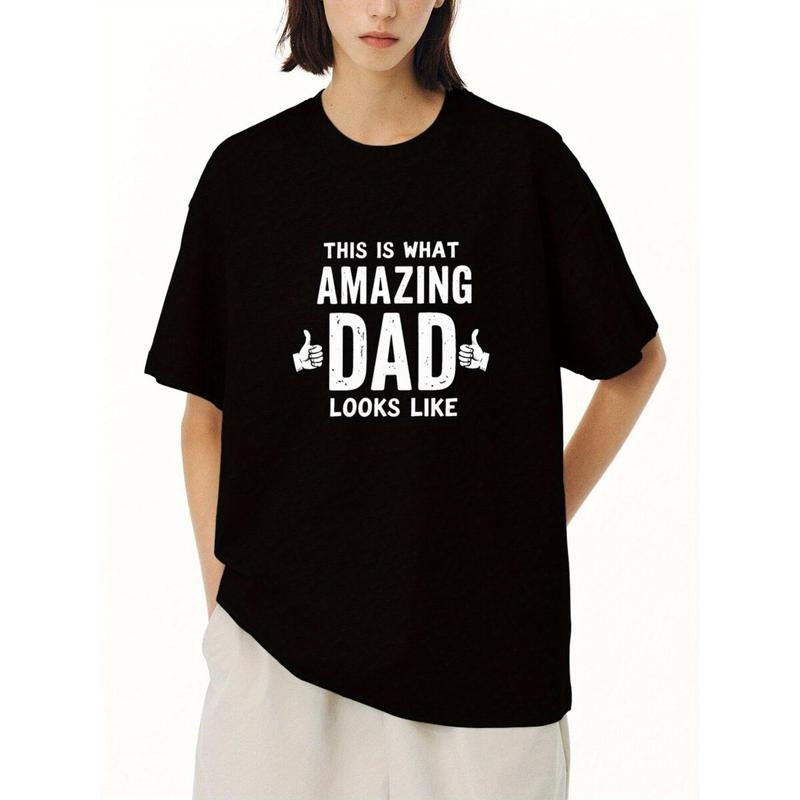 "This Is What Amazing Dad Like" Casual Short Sleeve - Adult & Kids T-Shirts, Sweatshirts & Hoodies apparel design preview 1
