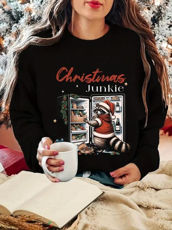 Cartoon Letter Print Drop Shoulder Casual Round Neck - Adult & Kids T-Shirts, Sweatshirts & Hoodies apparel design preview 1