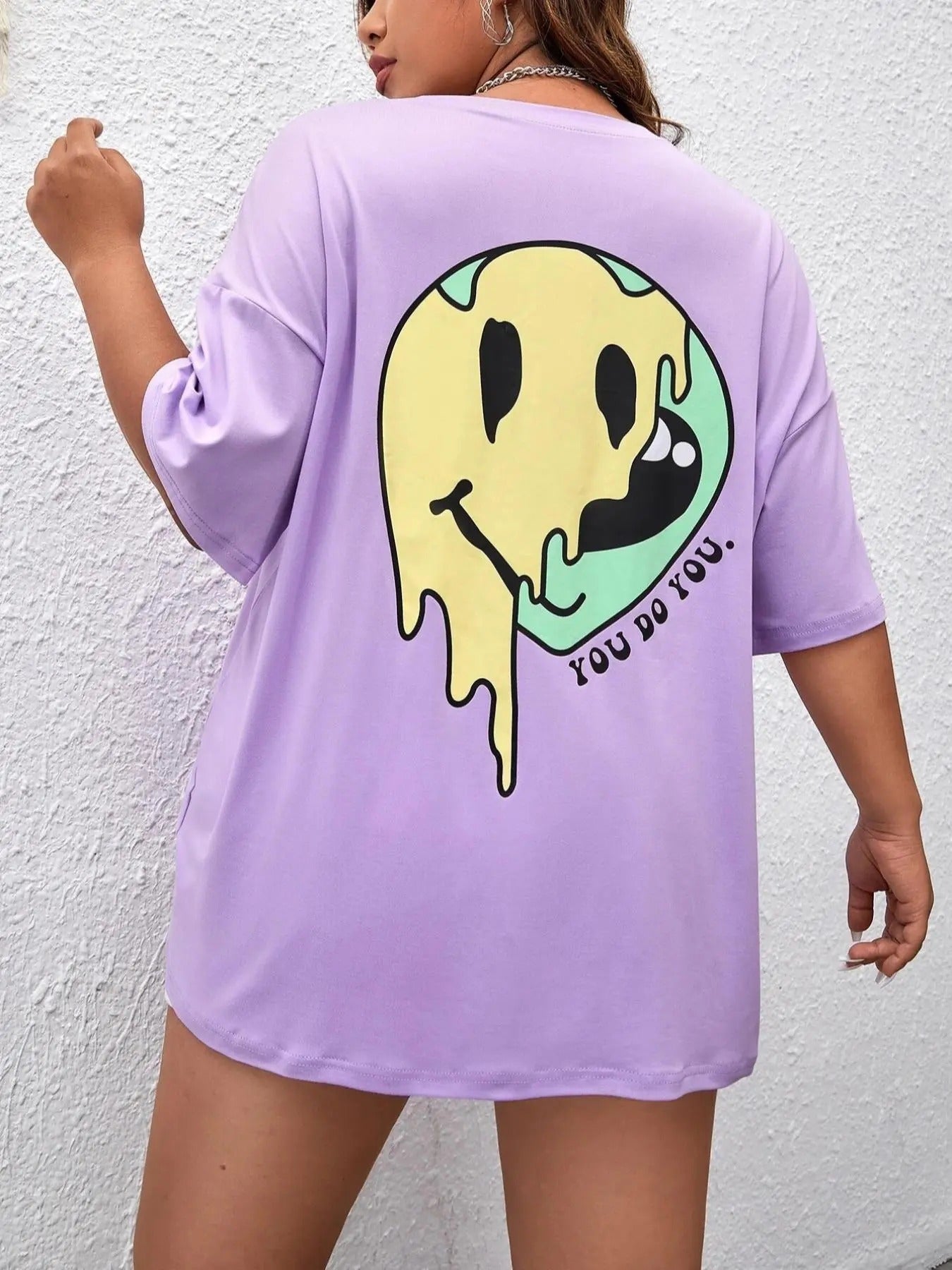 Cartoon Alien Letter Print Drop Shoulder Casual Comfy - Adult & Kids T-Shirts, Sweatshirts & Hoodies apparel design preview 1