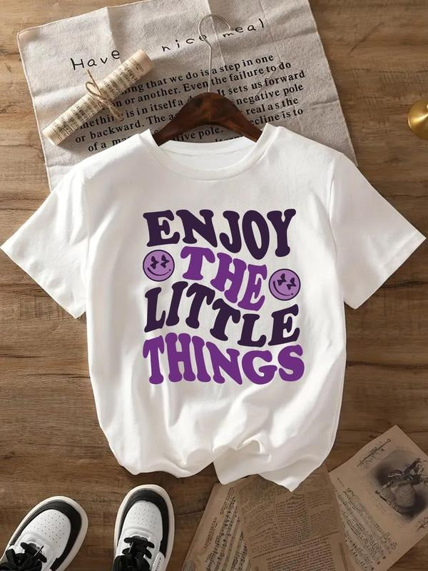 Cartoon Face Letter Print Round Neck Casual Crew - Adult & Kids T-Shirts, Sweatshirts & Hoodies apparel design preview 1