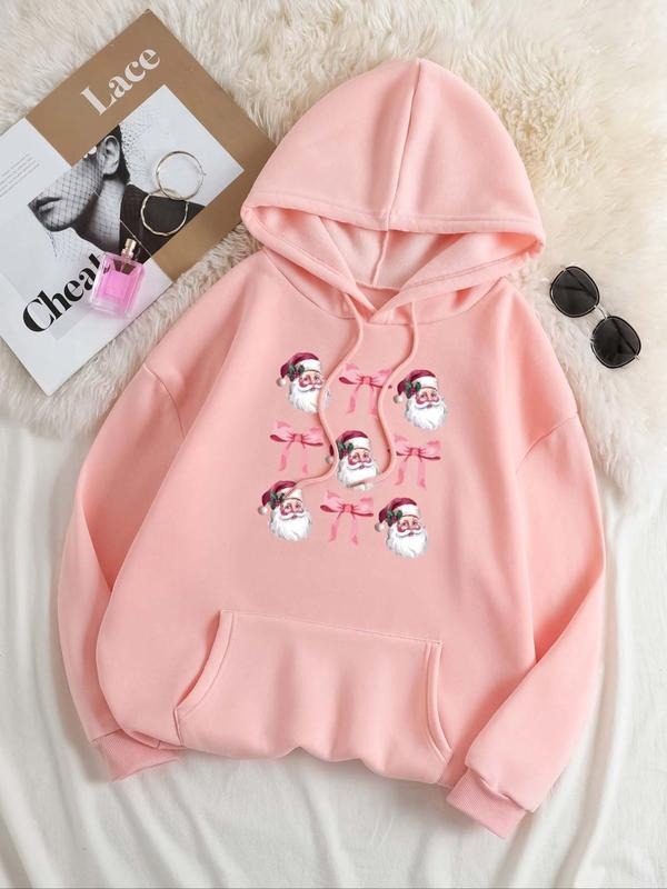 Cartoon Print Casual Drawstring Pocket Hooded Daily - Adult & Kids T-Shirts, Sweatshirts & Hoodies apparel design preview 1