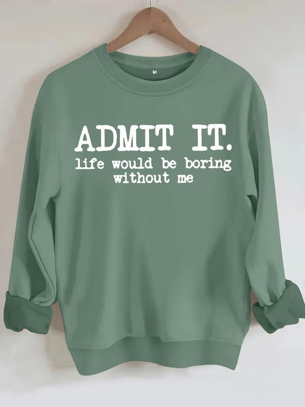 Casual Admit Pattern Soft Round Neck Comfort Durable - Adult & Kids T-Shirts, Sweatshirts & Hoodies apparel design preview 1