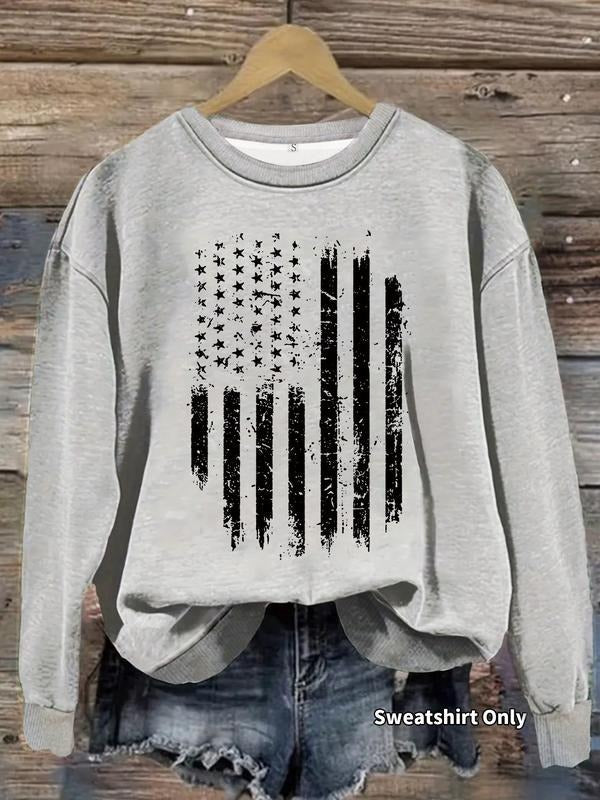 Casual American Flag Soft Round Neck Comfortable - Adult & Kids T-Shirts, Sweatshirts & Hoodies apparel design preview 1