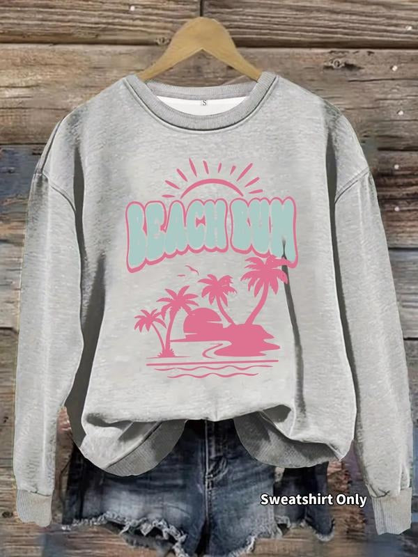 Casual Beach Print Soft Round Neck Comfortable Daily - Adult & Kids T-Shirts, Sweatshirts & Hoodies apparel design preview 1