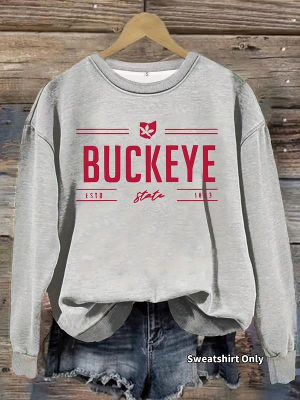 Casual Buckeye Pattern Soft Round Neck Comfortable - Adult & Kids T-Shirts, Sweatshirts & Hoodies apparel design preview 1