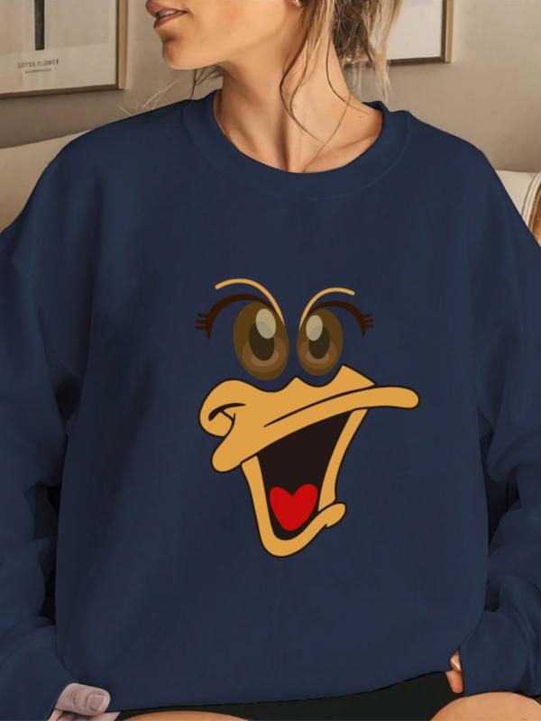 Casual Cartoon Duck Soft Round Neck All Seasons - Adult & Kids T-Shirts, Sweatshirts & Hoodies apparel design preview 1