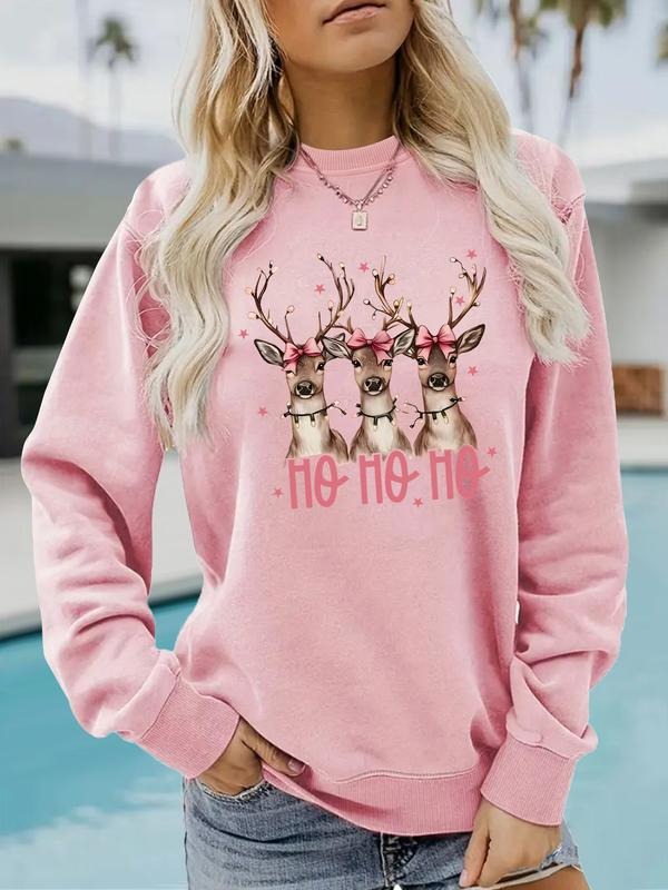 Casual Deer Print Soft Round Neck - Adult & Kids T-Shirts, Sweatshirts & Hoodies apparel design preview 1