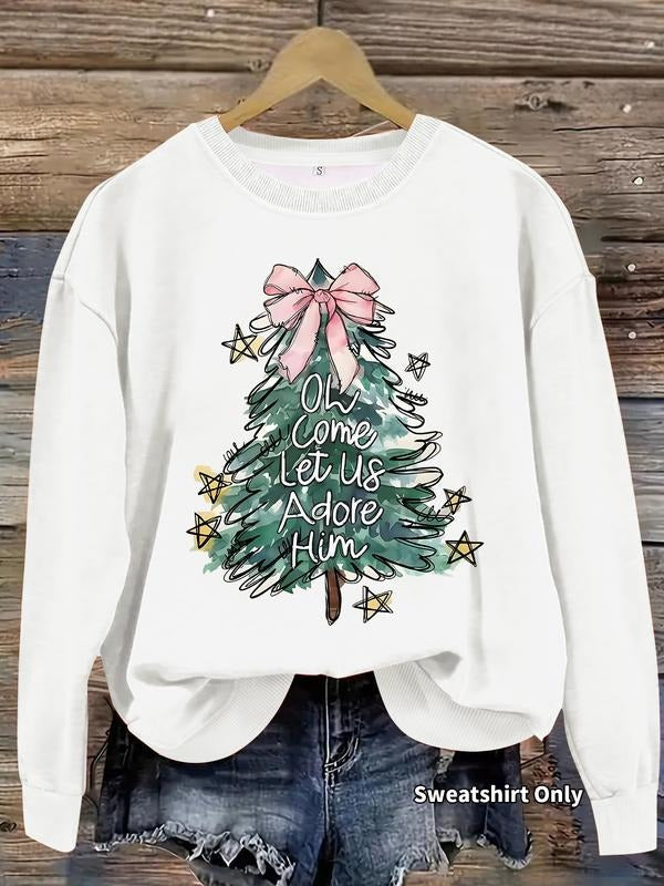 Casual Tree Print Soft Round Neck Comfortable Daily - Adult & Kids T-Shirts, Sweatshirts & Hoodies apparel design preview 1