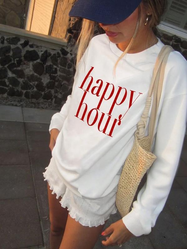 Casual Comfortable Letter Print Fleece Loose Fit - Adult & Kids T-Shirts, Sweatshirts & Hoodies apparel design preview 1