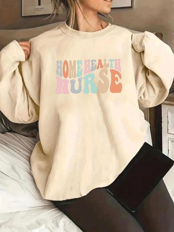 Casual Comfortable Macaron Color Letter Print Fleece - Adult & Kids T-Shirts, Sweatshirts & Hoodies apparel design preview 1