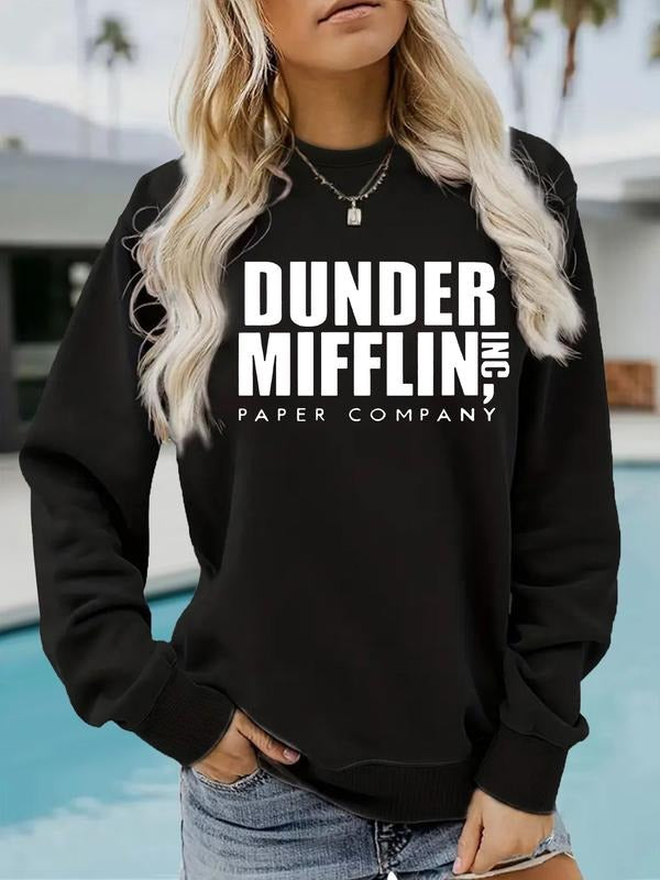 Casual Dunder Mifflin Print Soft Round Neck Comfort - Adult & Kids T-Shirts, Sweatshirts & Hoodies apparel design preview 1