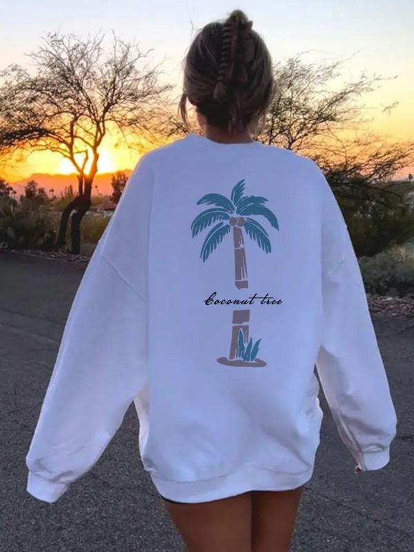 Casual Facanut Tree Print Soft Round Neck Comfortable - Adult & Kids T-Shirts, Sweatshirts & Hoodies apparel design preview 1