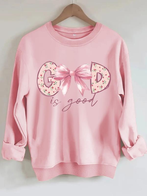 Casual Floral Bowknot Print Soft Round Neck - Adult & Kids T-Shirts, Sweatshirts & Hoodies apparel design preview 1