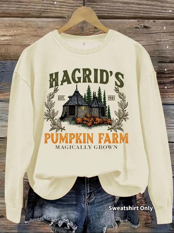 Casual Hagrid'S Pumpkin Patch Thanksgiving Halloween - Adult & Kids T-Shirts, Sweatshirts & Hoodies apparel design preview 1