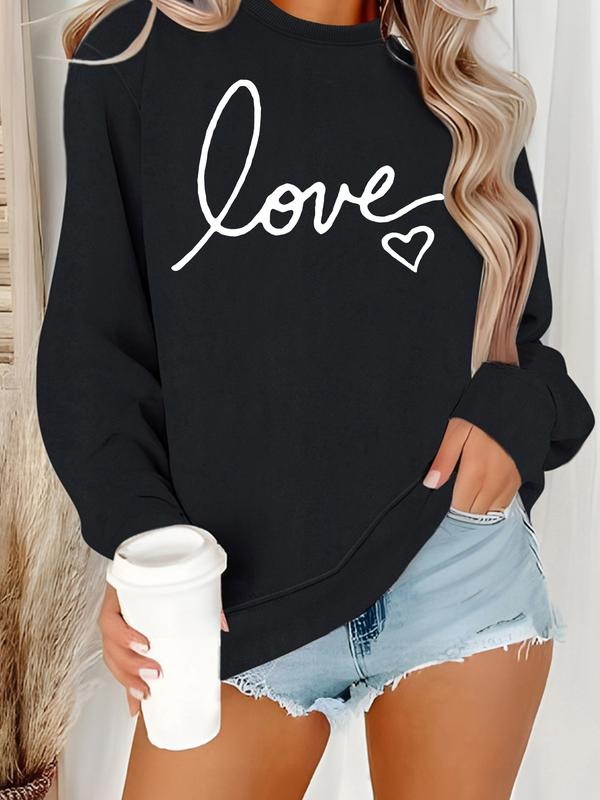 Casual Heart Love Print Soft Round Neck Comfortable - Adult & Kids T-Shirts, Sweatshirts & Hoodies apparel design preview 1