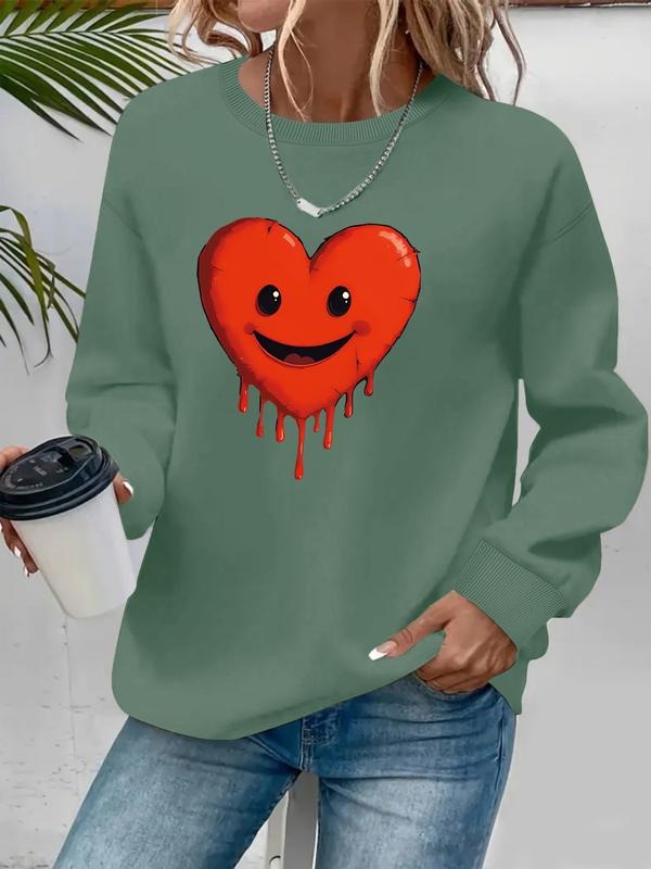 Casual Heart Cartoon Smile Soft Round Neck Comfort - Adult & Kids T-Shirts, Sweatshirts & Hoodies apparel design preview 1
